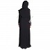Flared Umbrella abaya with Accordian pleats Flared Umbrella abaya with Accordian pleats